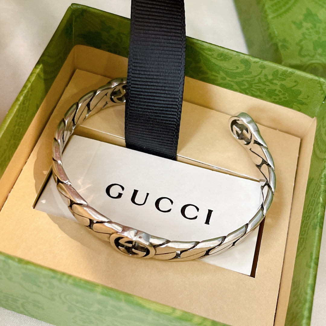Gucci Interlocking G Rigid Bracelet