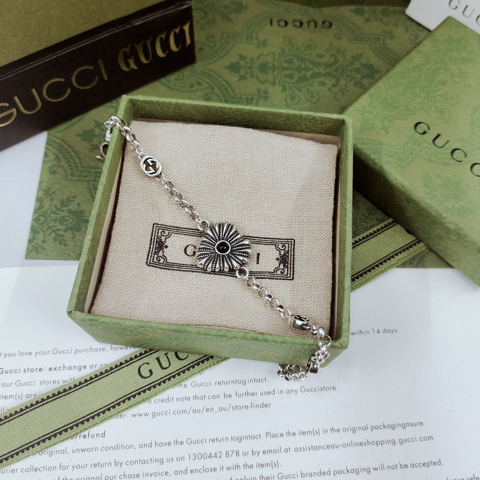 Gucci Interlocking G Heart Necklace