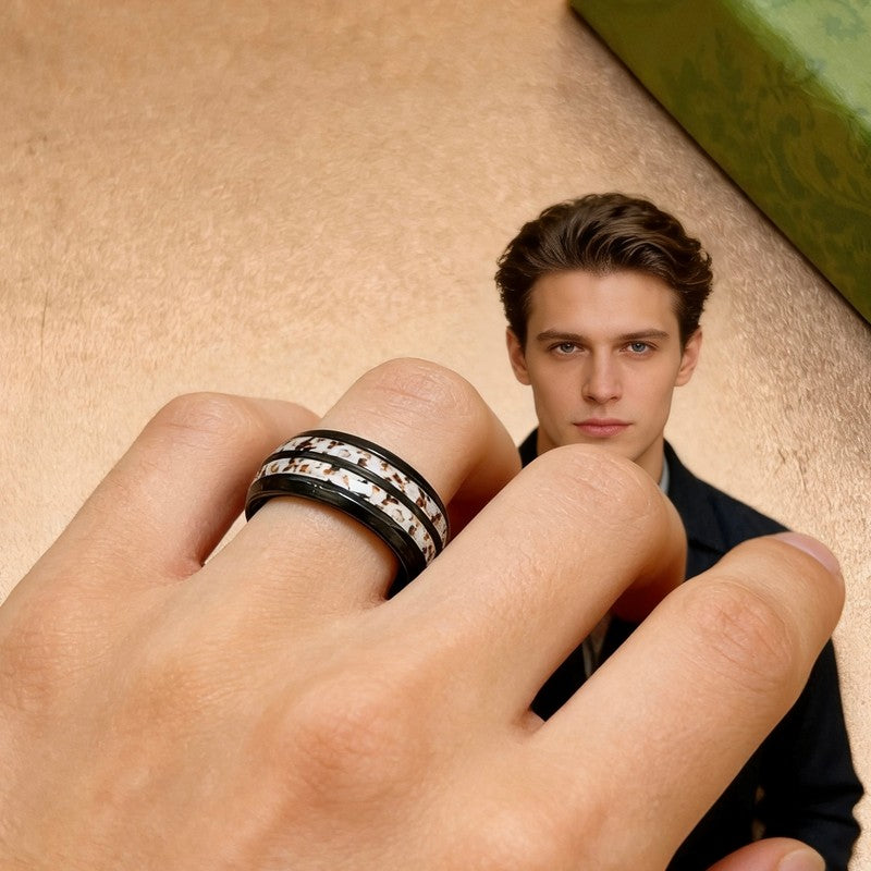 18K Gucci Anger Forest Black Color Ring
