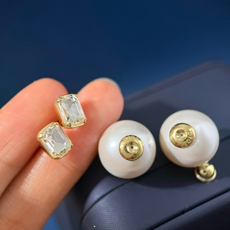 18K Dior Tribales Pearl Earrings