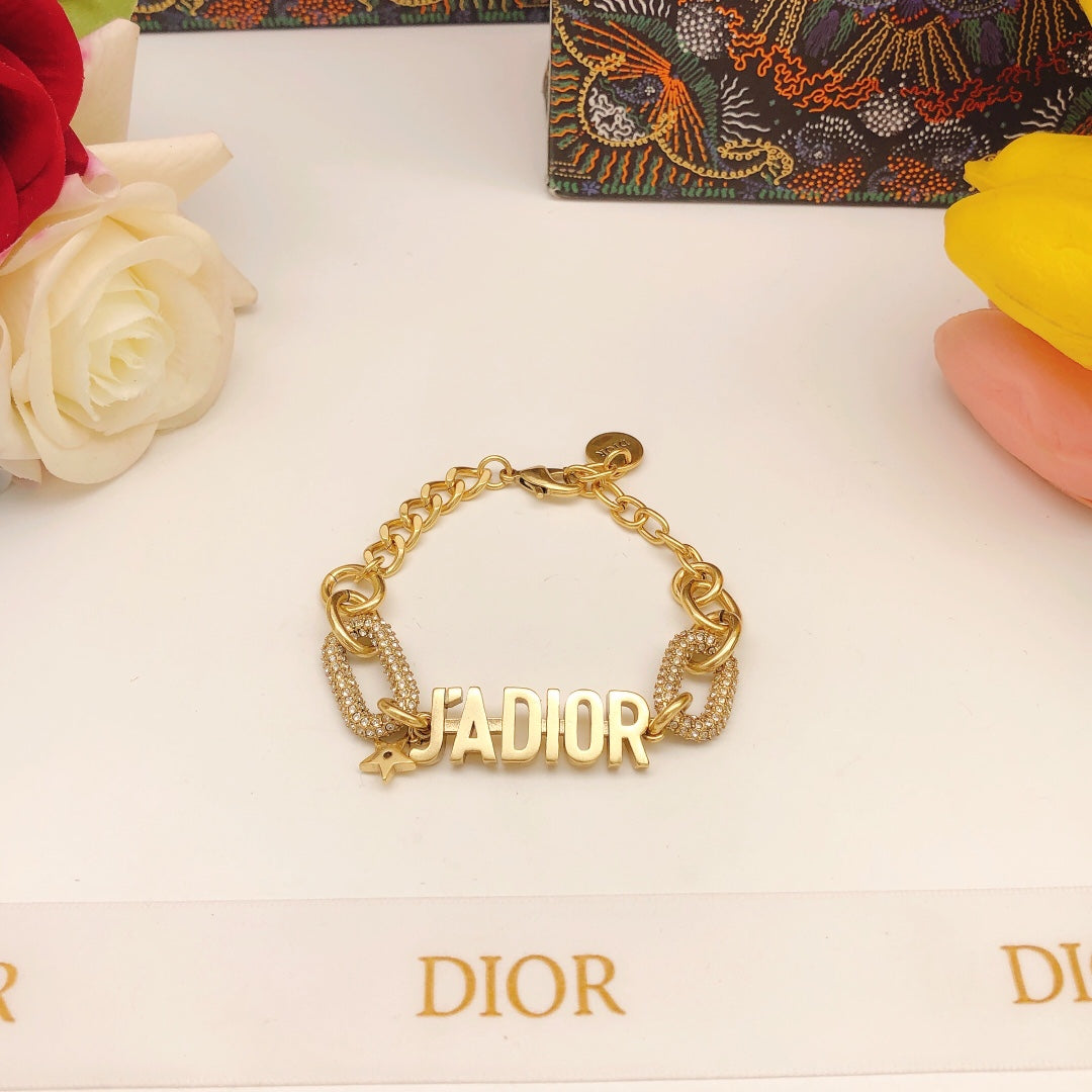 18K Dior J'adior Chain Link Bracelet