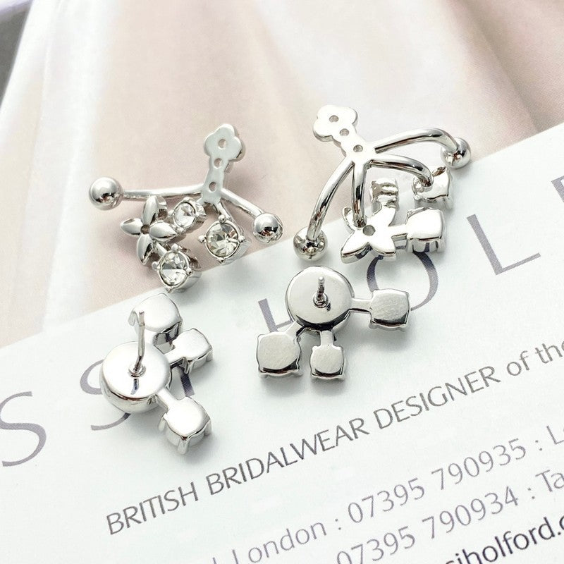 18K Louis Vuitton Diamond Earrings