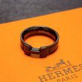 18K Clic Hermes So Black Ring