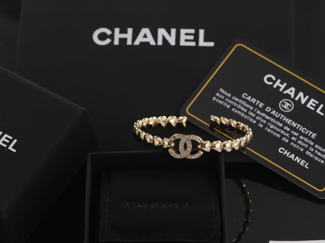 18K Chanel Open Cuff Bracelet