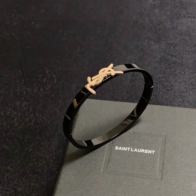 18K YSL Black Gold Bracelet