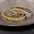 18K Louis Vuitton Pave Diamond Gold Bracelet