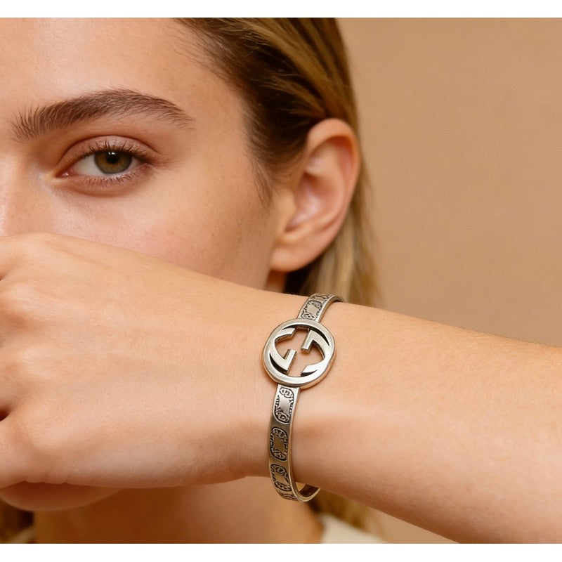 18K Gucci Interlocking G Gold Bracelet