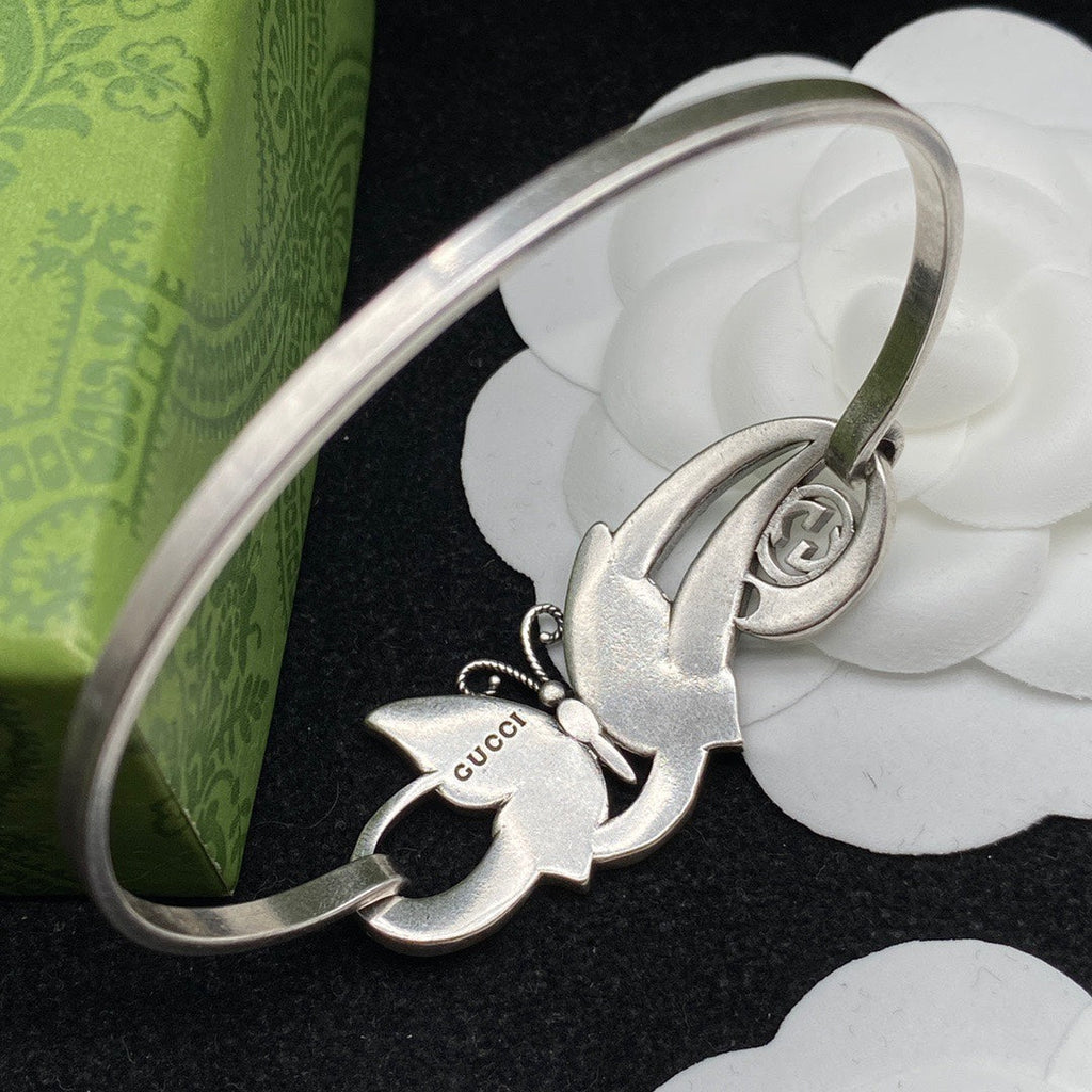 Gucci Interlocking G & Butterfly Bracelet