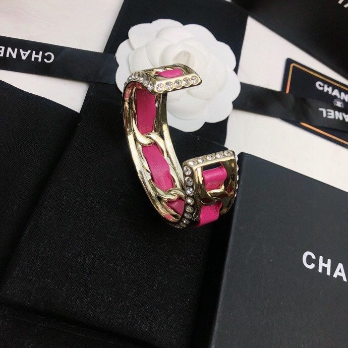 18K Chanel Red Cuff Bracelet