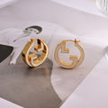 18K Gucci Pink Hollow Earrings