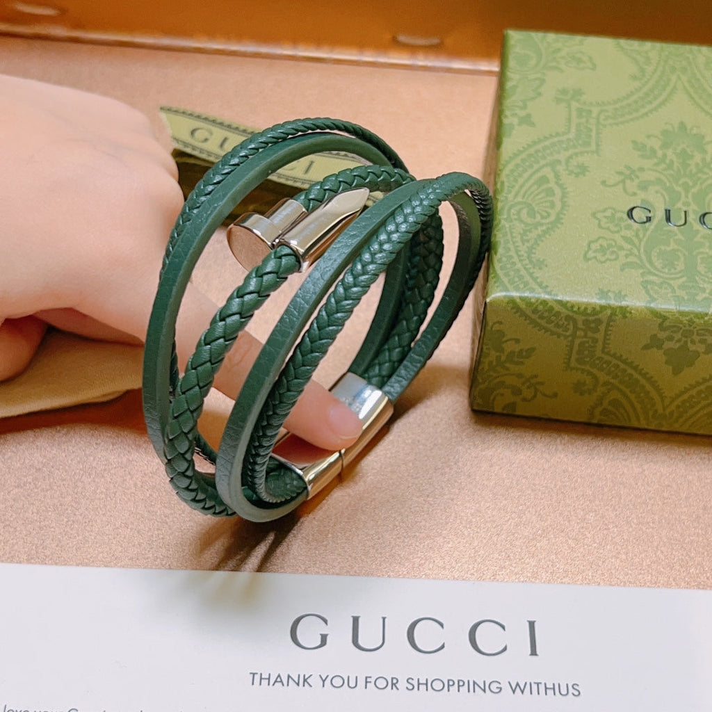 18K Gucci Anger Forrest Green Bracelet