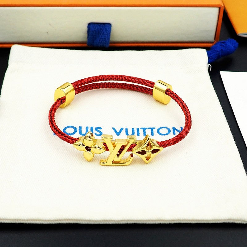 18K Louis Vuitton Monogram Red Gold Bracelet