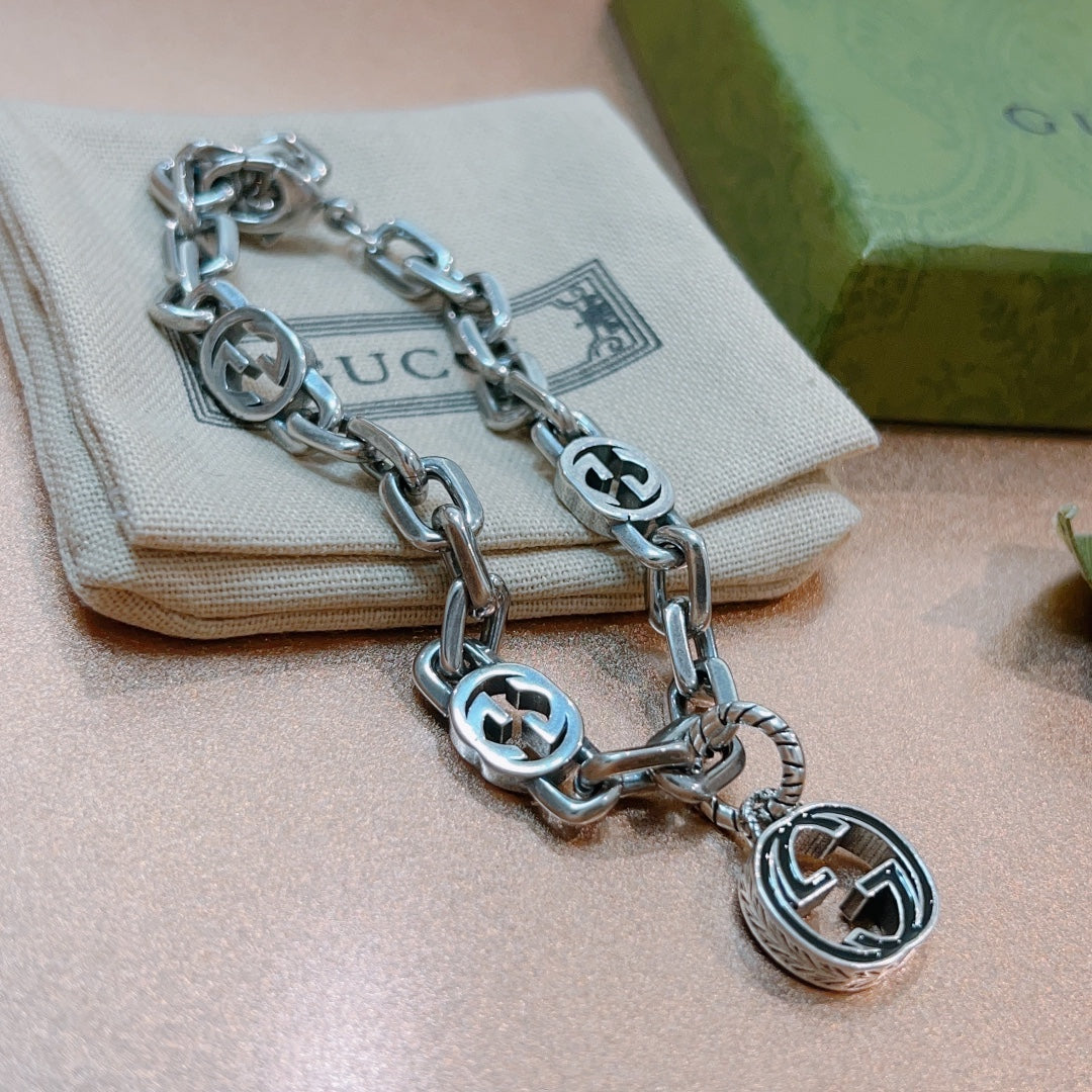 Gucci Interlocking G Pendant Bracelet