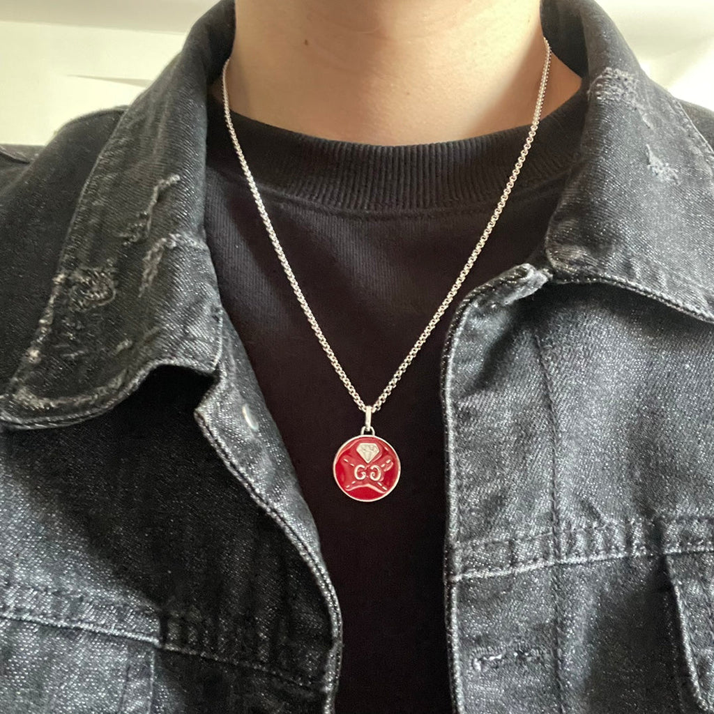 18K Gucci Ghost Red Necklace