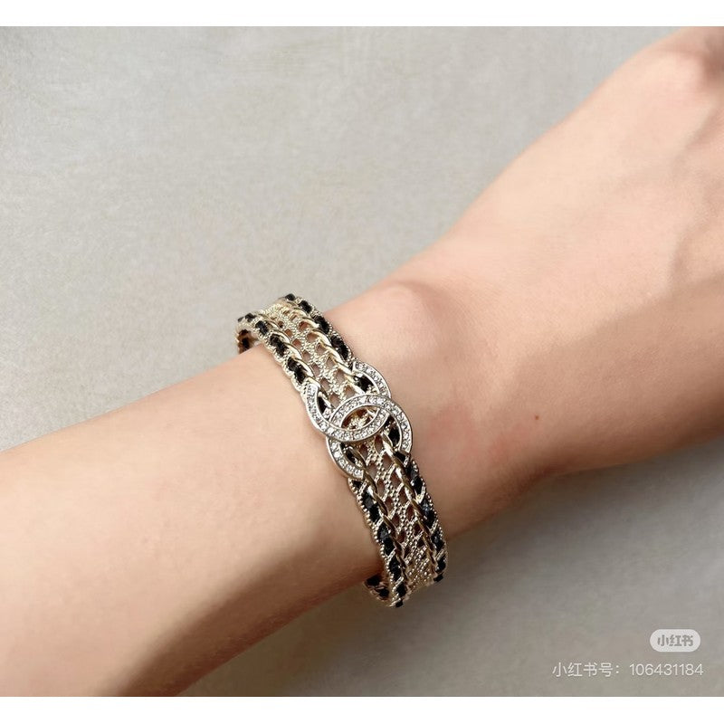 18K Chanel Strass Cuff Bracelet