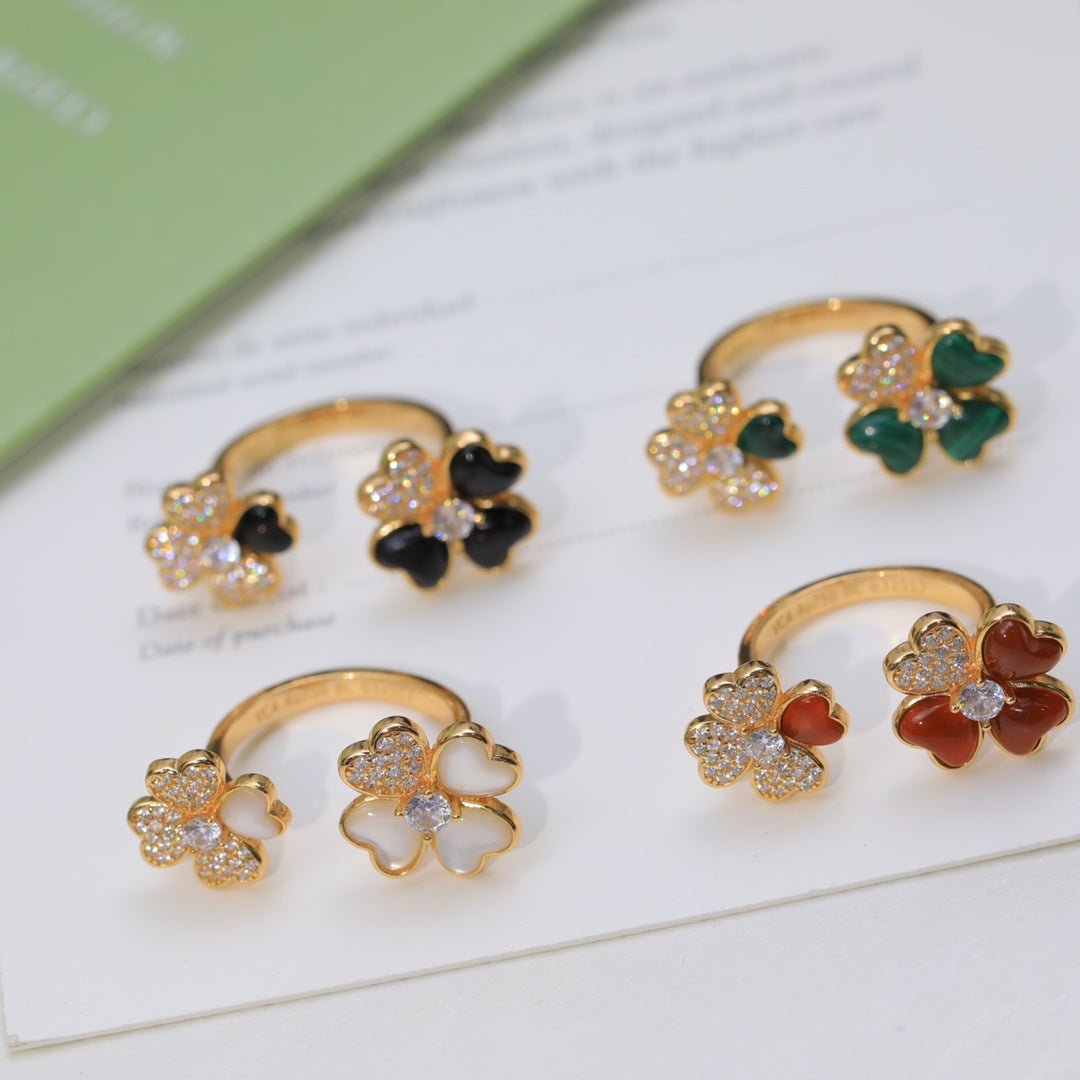 18K Van Cleef & Arpels Cosmos Between the Finger Diamond Ring