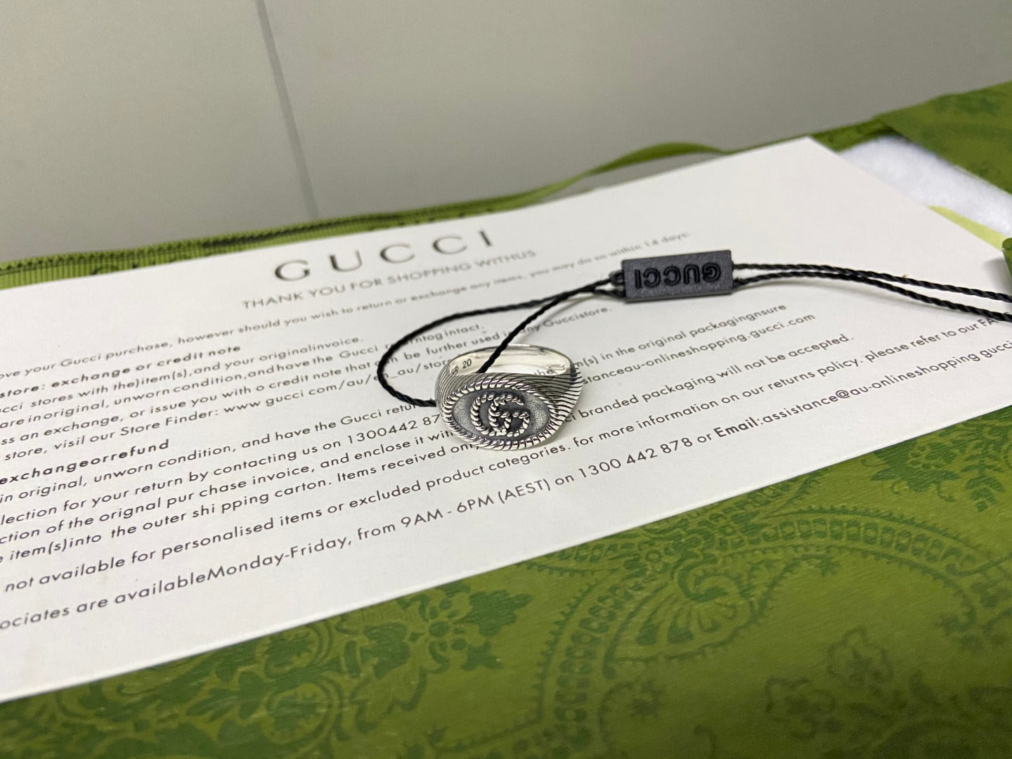 Gucci Marmont Pinky Ring