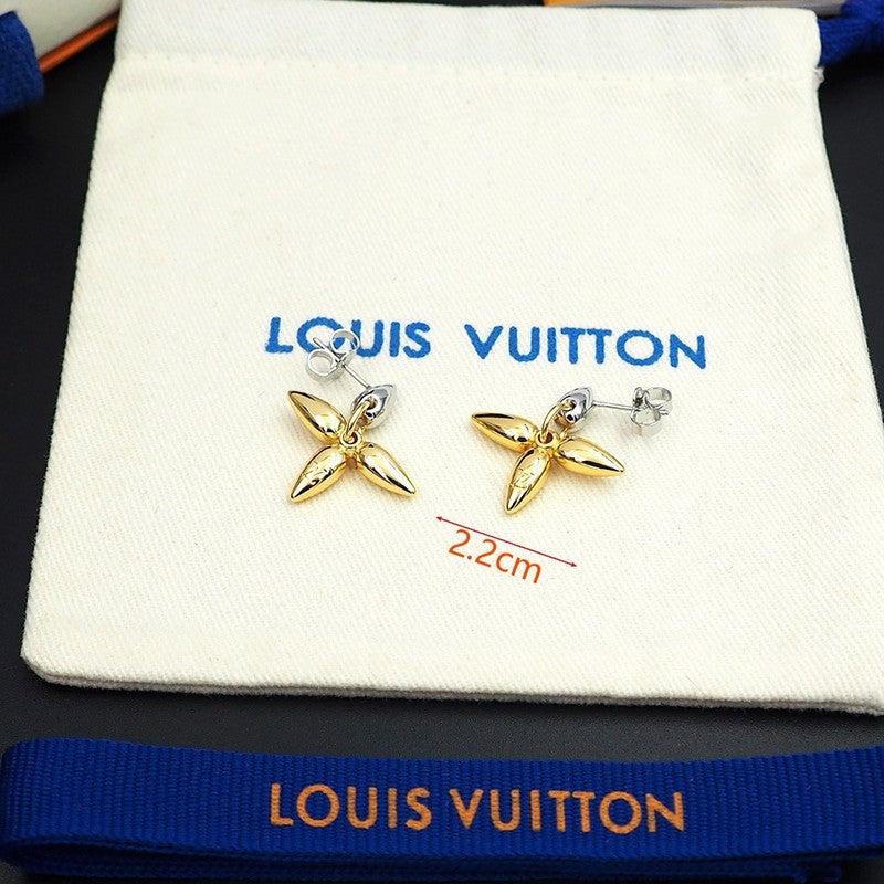 18K Louis Vuitton Louisette Earrings
