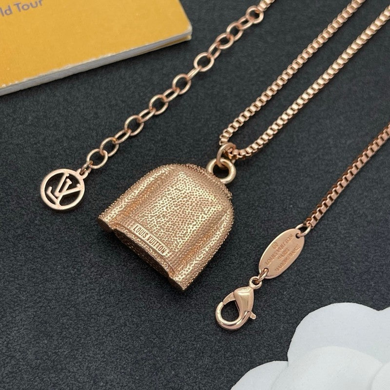 18K Louis Vuitton Dress Gold Necklace