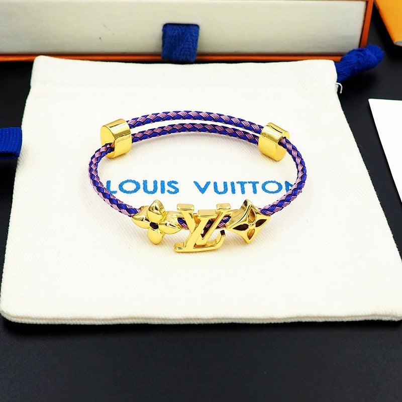 18K Louis Vuitton Monogram Purple Gold Bracelet
