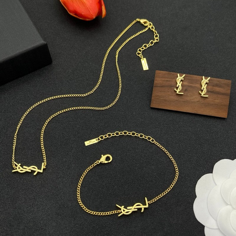 18K YSL Gold Earrings