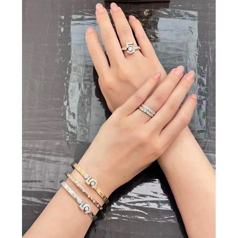 18K Chanel No.5 Diamond Gold Bracelet