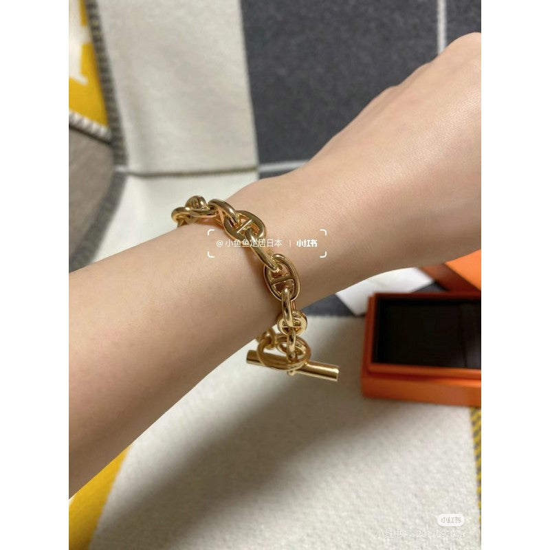18K Hermes Cha?ne D'ancre Bracelet