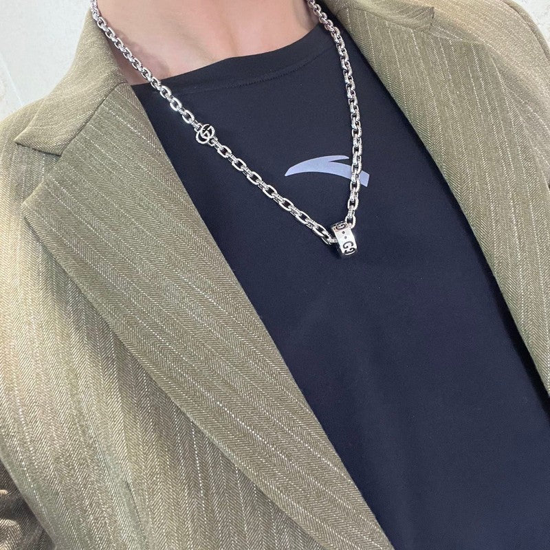 Gucci Circle Pendant Necklaces
