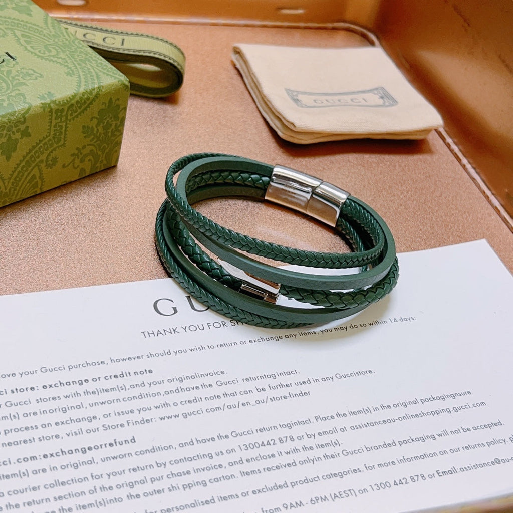 18K Gucci Anger Forrest Green Bracelet