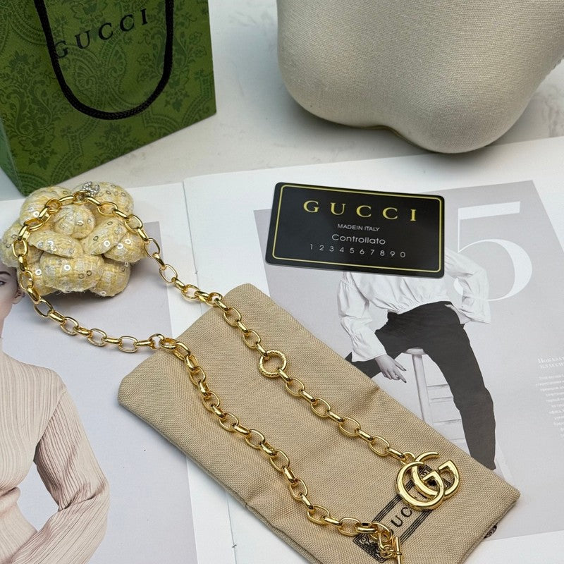 18K Gucci Gold Chain Necklace