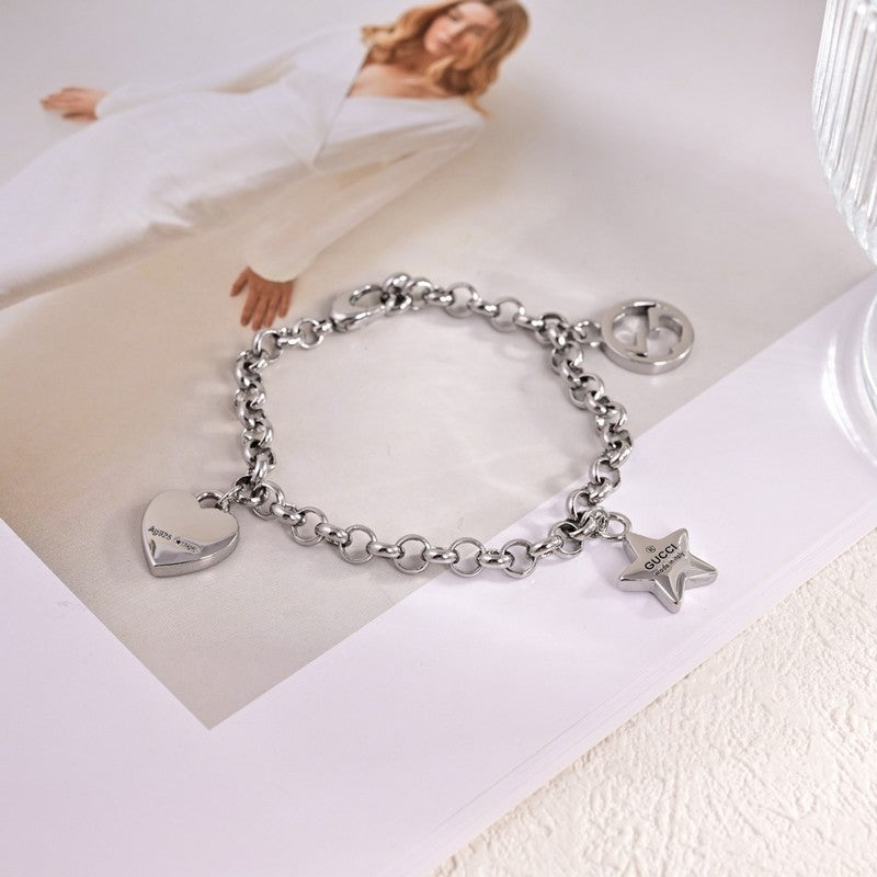 18K Gucci Star Bracelet