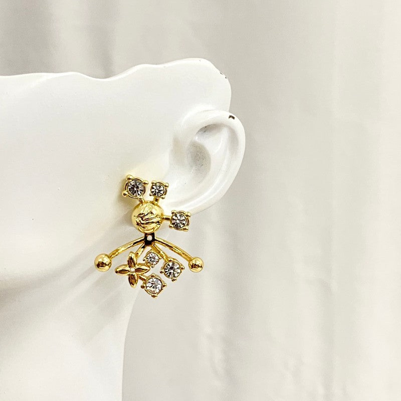 18K Louis Vuitton Diamond Earrings