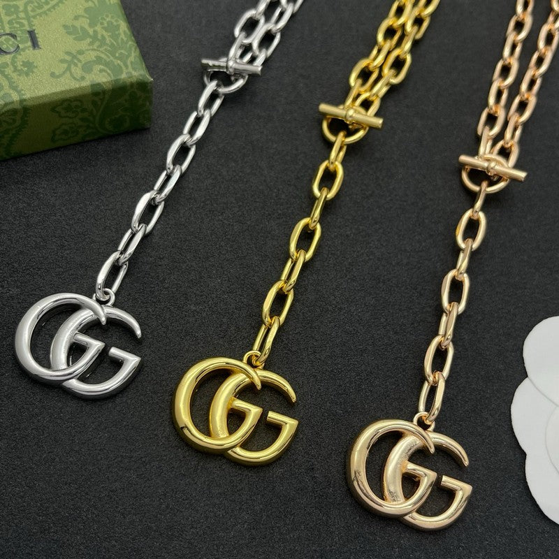 18K Gucci Big Gold Chain Necklace