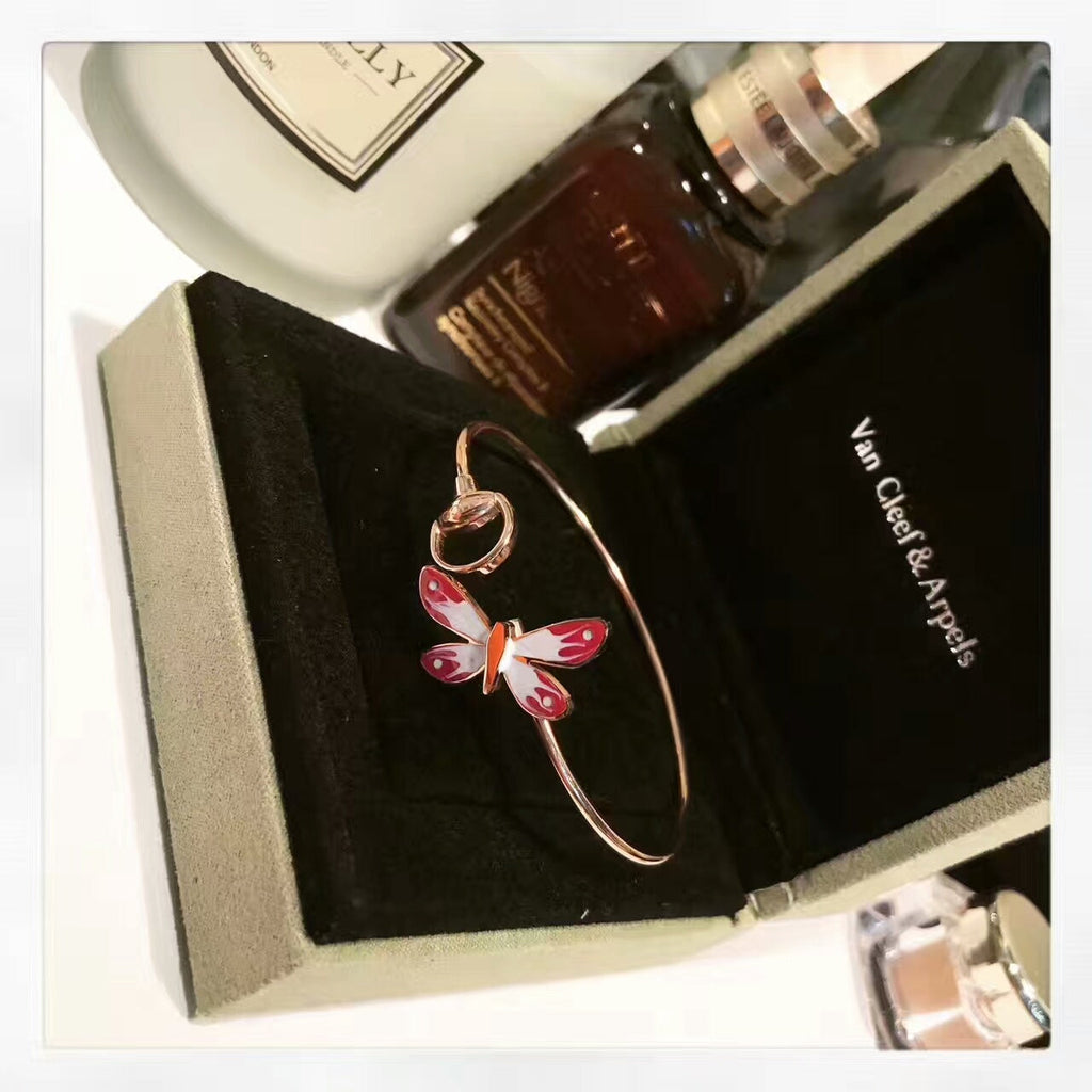 18K Gucci Flora Bangle Bracelet