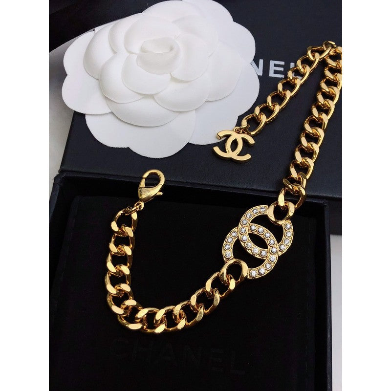 18K Chanel Diamond Chain Bracelet
