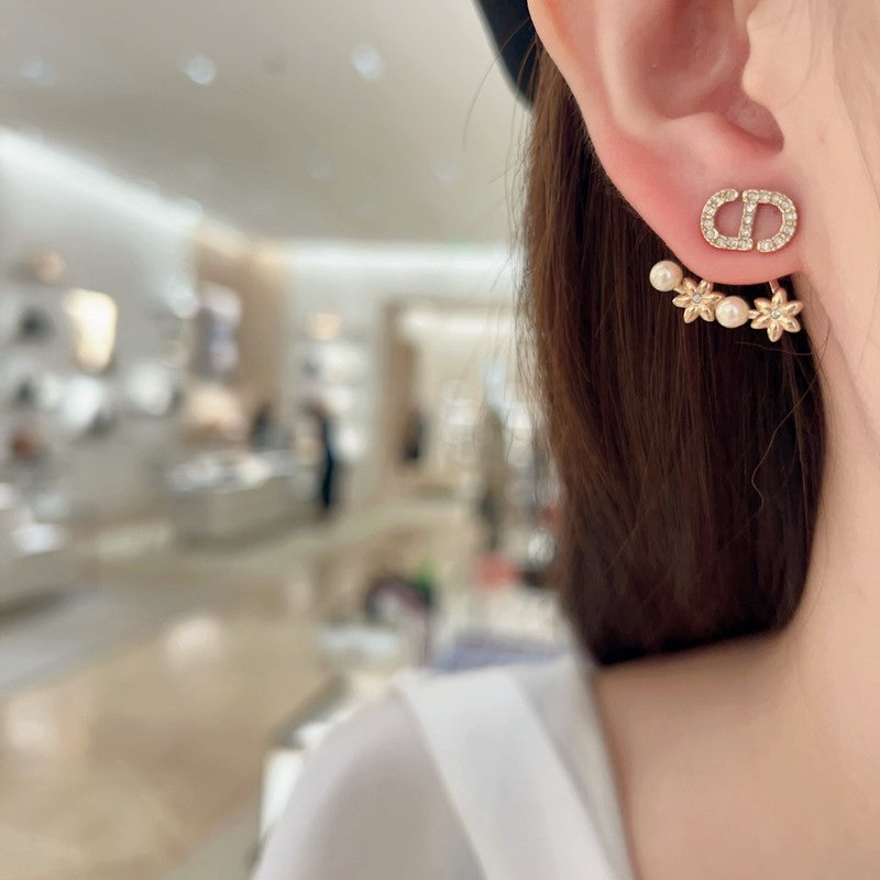 18K Dior Tribales Diamond Earrings