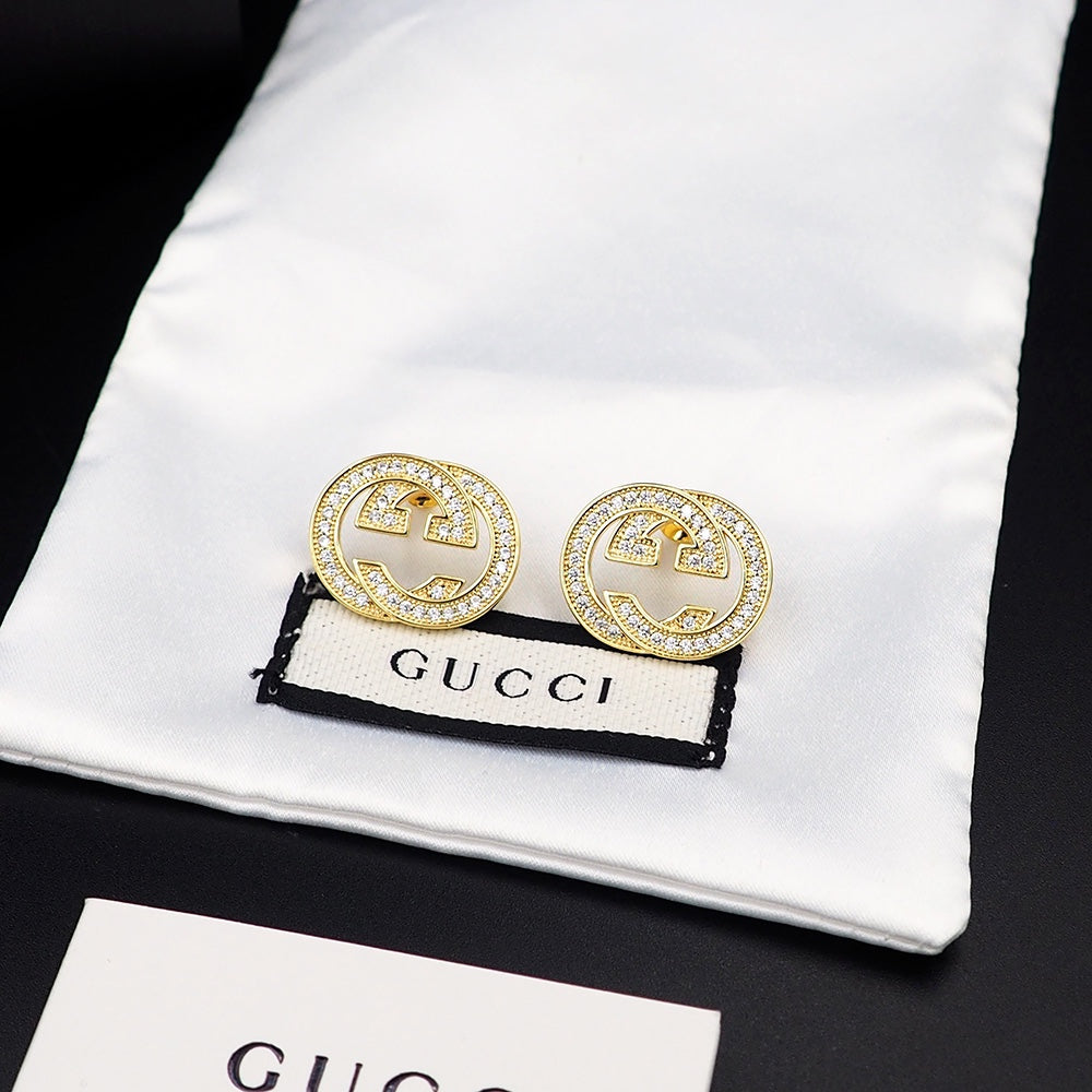 18K Gucci Diamonds Earrings