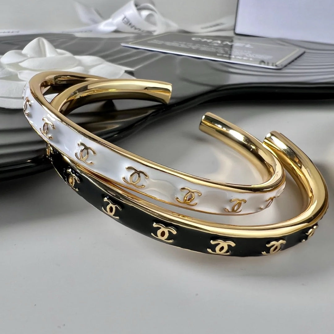18K Chanel Open Cuff Bracelet