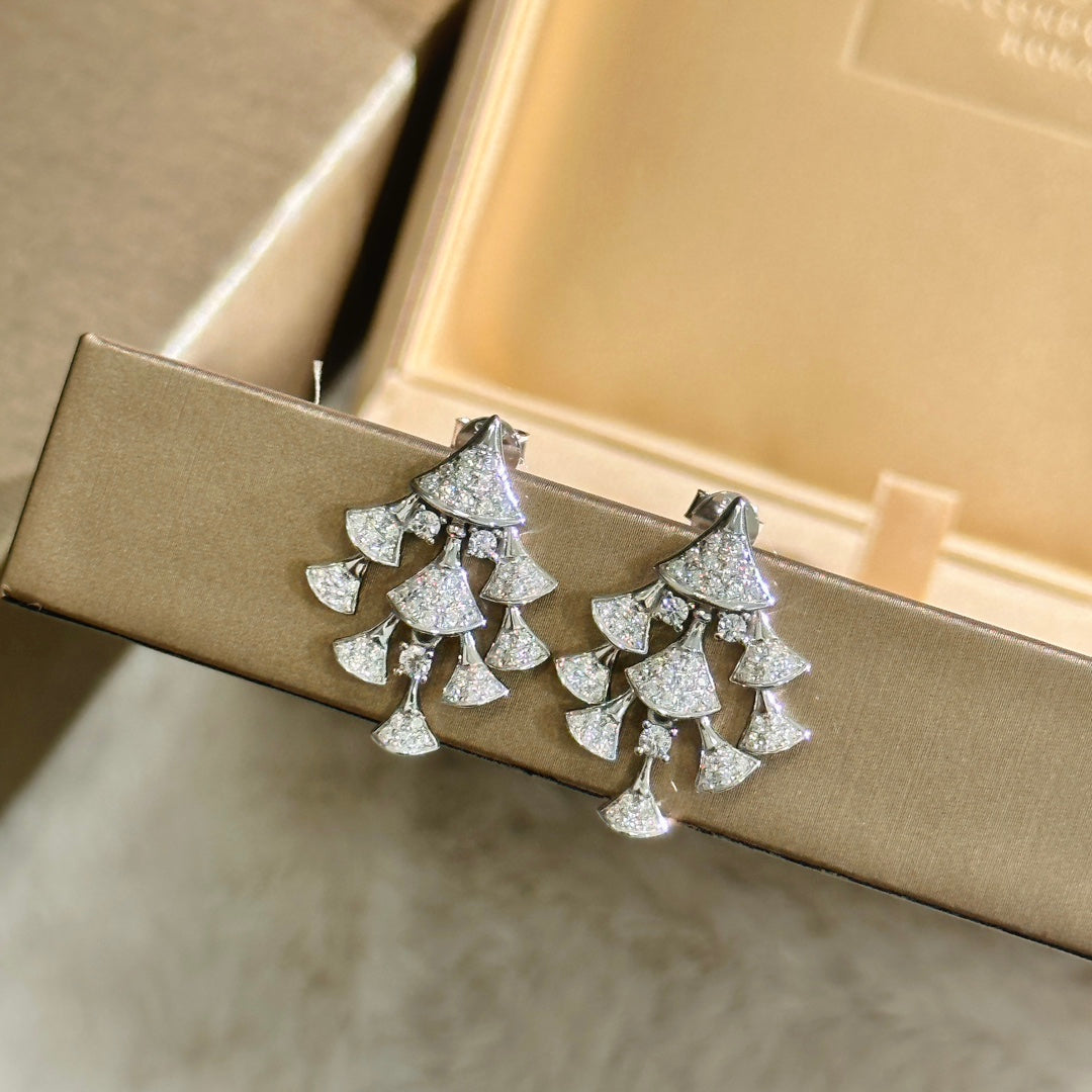 18K BVLGARI Divas' Dream Diamonds Earrings