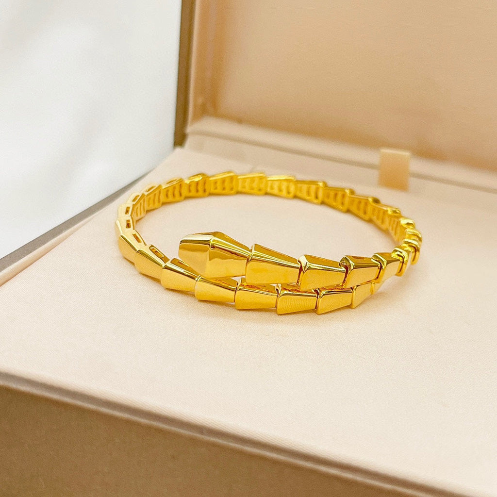 18K BVLGARI BV Serpenti Viper Bracelet