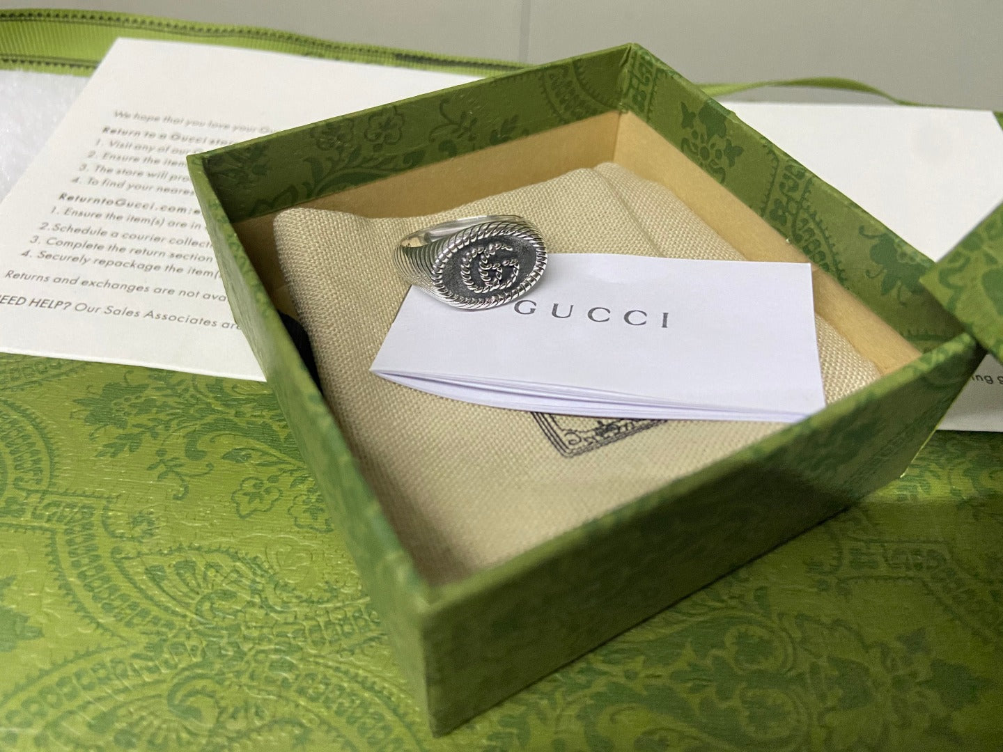 Gucci Marmont Pinky Ring