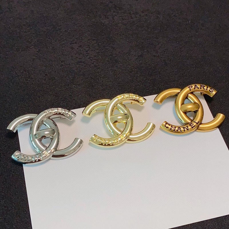 18K Chanel Paris Gold Brooch