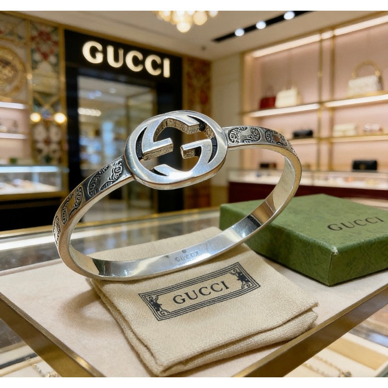 18K Gucci Interlocking G Gold Bracelet
