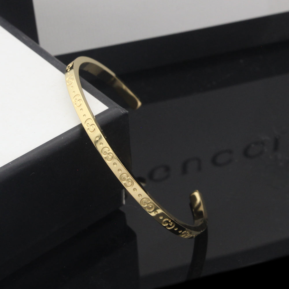 18K Gucci Icon Open Cuff Bracelet