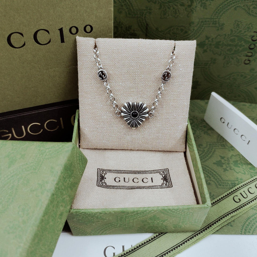 Gucci Interlocking G Heart Necklace