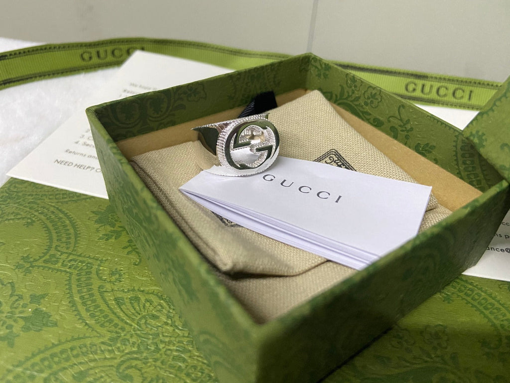 Gucci Interlocking G Wide Ring
