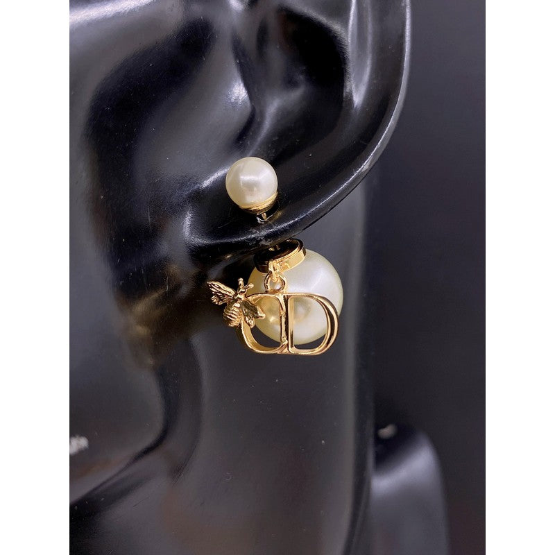 18K Dior Tribales Pearl Earrings