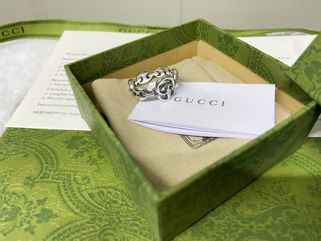 Gucci Interlocking G Chain Ring