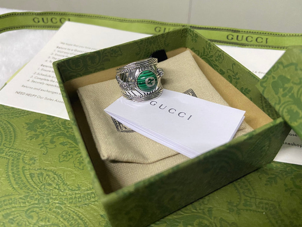 Gucci Garden Snake Interlocking G Ring