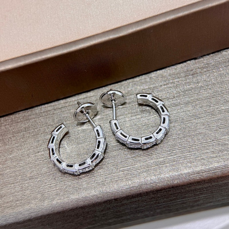 18K BVLGARI BV Serpenti Earrings